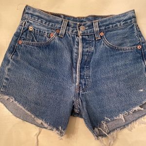 Vintage USA Levis 501 Cut Off Shorts